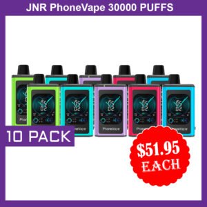 JNR PhoneVape – 10 PACK – 30000 PUFFS