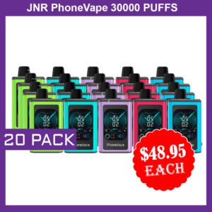 JNR PhoneVape – 20 PACK – 30000 PUFFS