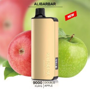 ALIBARBAR INGOT DOUBLE APPLE-9000 puffs