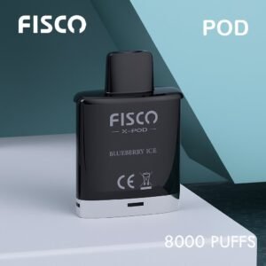FISCO XPOD BLUEBERRY ICE – 8000 PUFFS (POD ONLY)