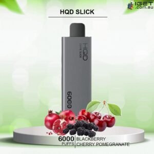 HQD SLICK BLACKBERRY CHERRY POMEGRANATE – 6000 PUFFS