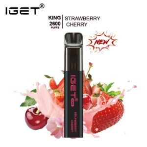 IGET KING STRAWBERRY CHERRY – 2600 PUFFS