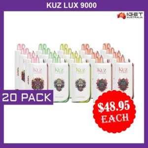 KUZ LUX 9000 PUFFS – 20 PACK