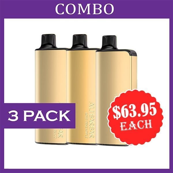 ALIBARBAR INGOT – 3 PACK- 9000 PUFFS