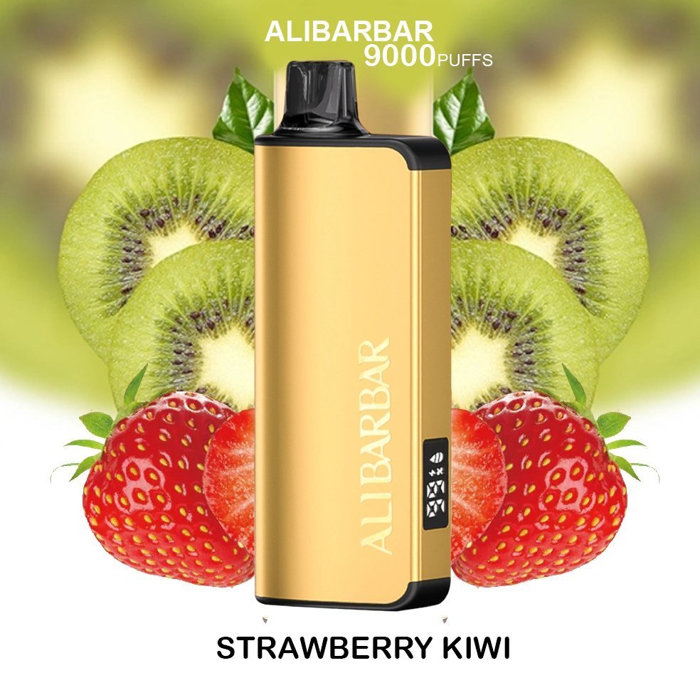 ALIBARBAR INGOT STRAWBERRY KIWI – 9000 PUFFS